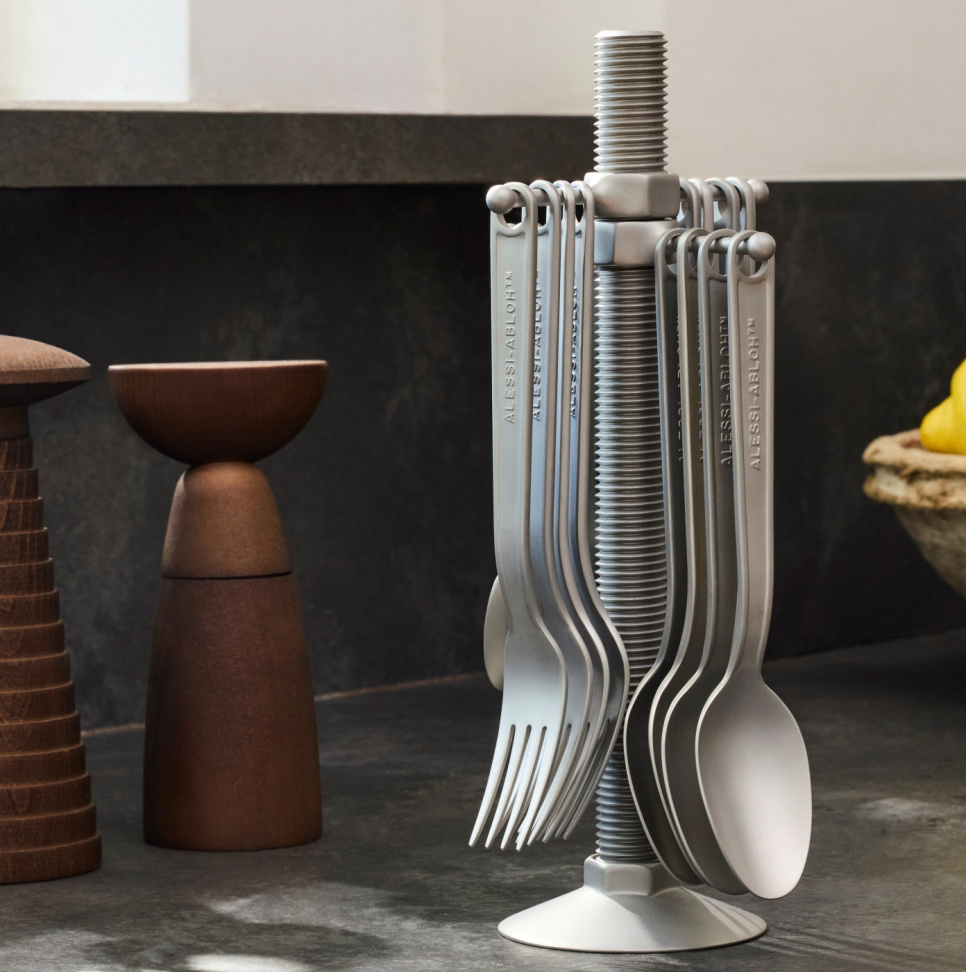 Besteckset 16-teilig + Ständer, Conversational Objects - Alessi