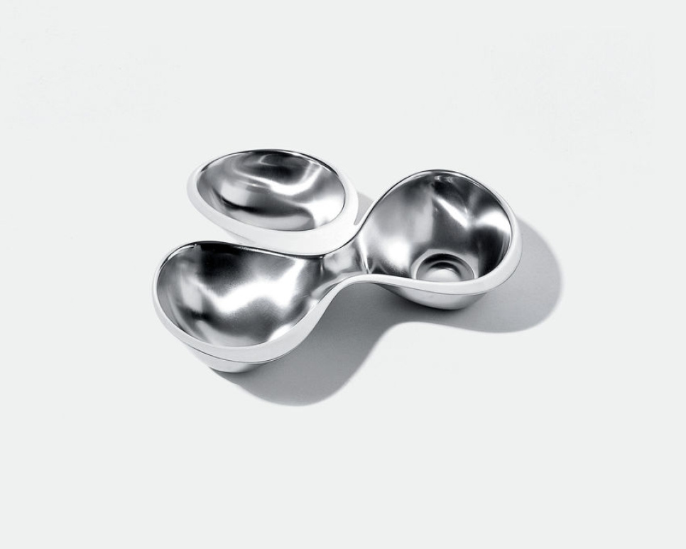 Snackplatte aus Edelstahl, Babyboop - Alessi