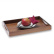 Tablett aus lackiertem Nussbaum, 50 x 33 x 5 cm - Breka