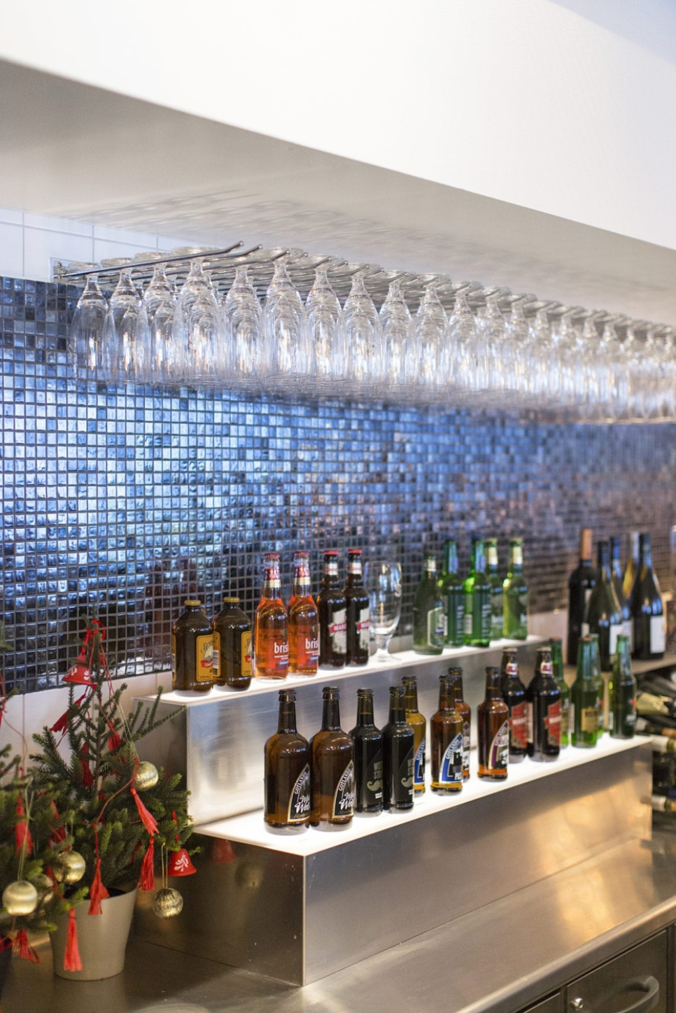 Glasaufhänger zur Wandmontage - Lido