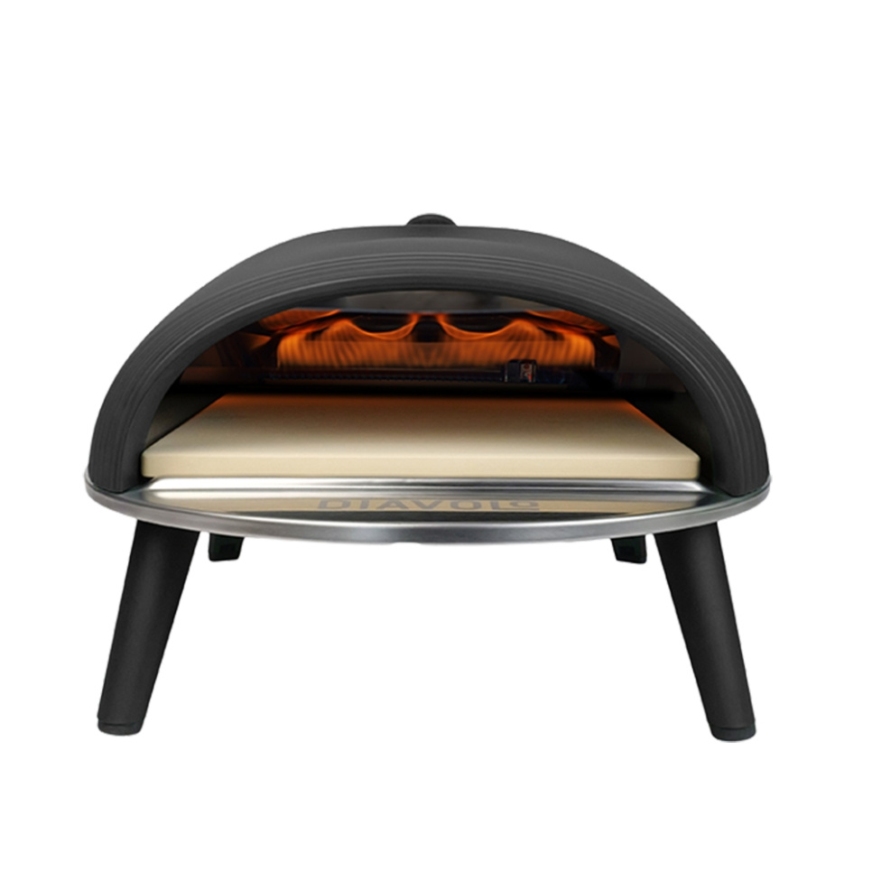 Pizzaofen Diavolo, Gasbefeuert, Schwarz - Delivita in der Gruppe Grills, Herde & Öfen / Öfen / Pizzaöfen bei The Kitchen Lab (1512-31905)