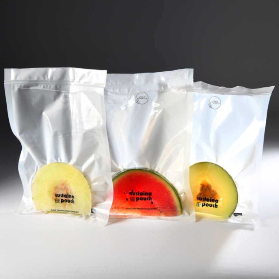 Kompostierbare Vakuumbeutel für Kammervakuumierer, 25 x 25 cm, 200er-Pack - SousVideTools