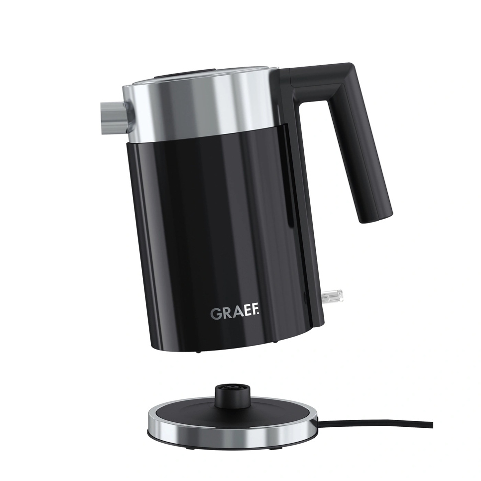 Wasserkocher 1 L, Schwarz - Graef