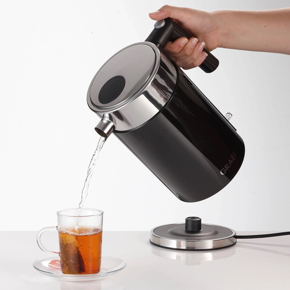Wasserkocher 1,5 L, Schwarz - Graef