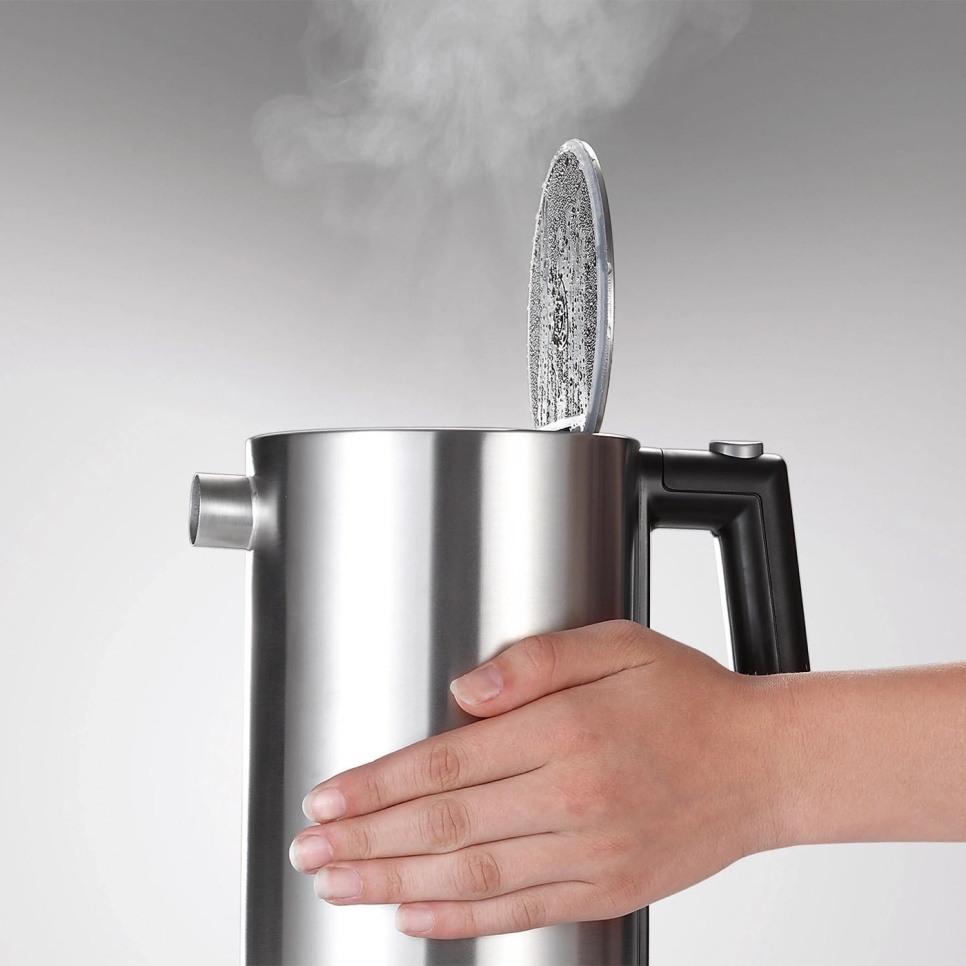Wasserkocher mit Temperatureinstellung 1,2 L, Edelstahl - Graef