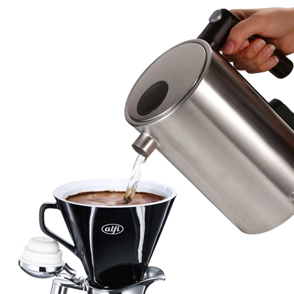 Wasserkocher mit Temperatureinstellung 1,2 L, Edelstahl - Graef