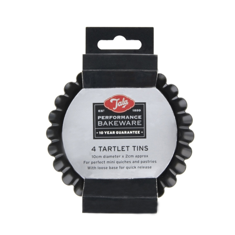 Törtchenform, antihaftbeschichtet, 10cm, 4er-Pack - Tala in der Gruppe Backen / Backformen / Tartlettförmchen bei The Kitchen Lab (1524-15079)