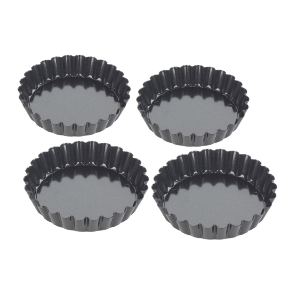 Törtchenform, antihaftbeschichtet, 10cm, 4er-Pack - Tala