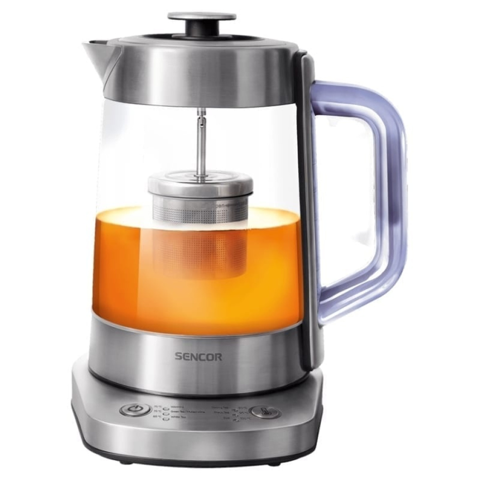 Smarter Wasserkocher 1,5 l Borosilikatglas Temp 70-100 - Sencor in der Gruppe Küchengeräte / Erhitzen & Kochen / Wasserkocher bei The Kitchen Lab (1524-18006)