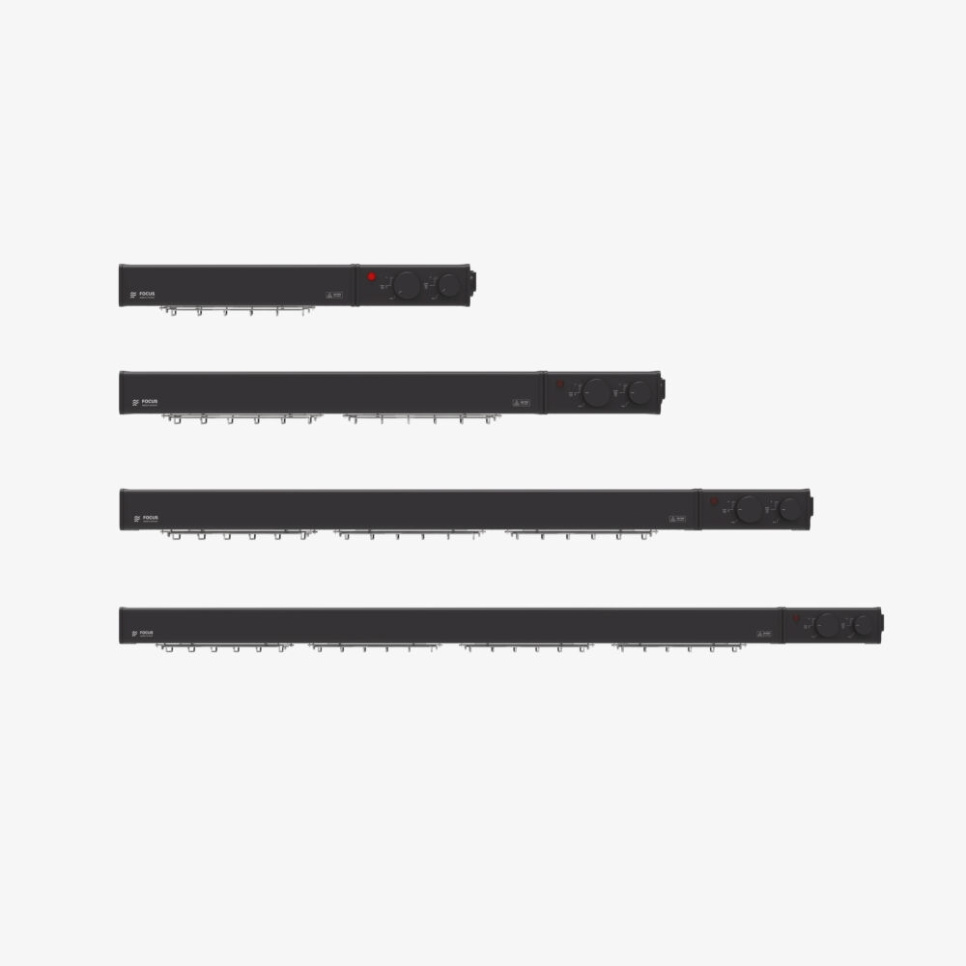 Heizleiste Focus 150 Schwarz - Stayhot