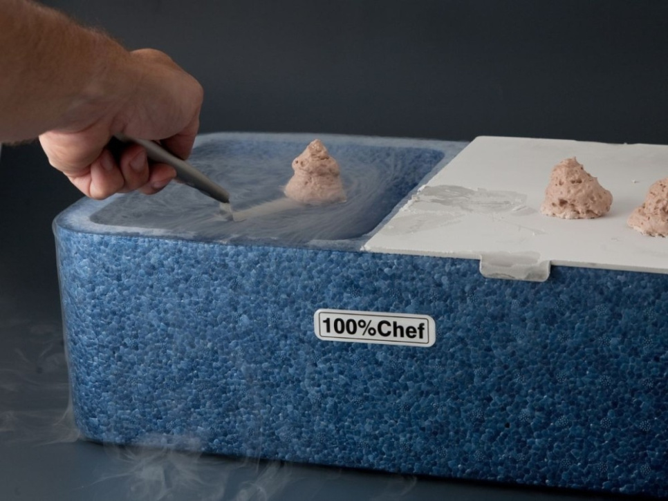 Nitroplatte für flüssigen Stickstoff - 100% Chef
