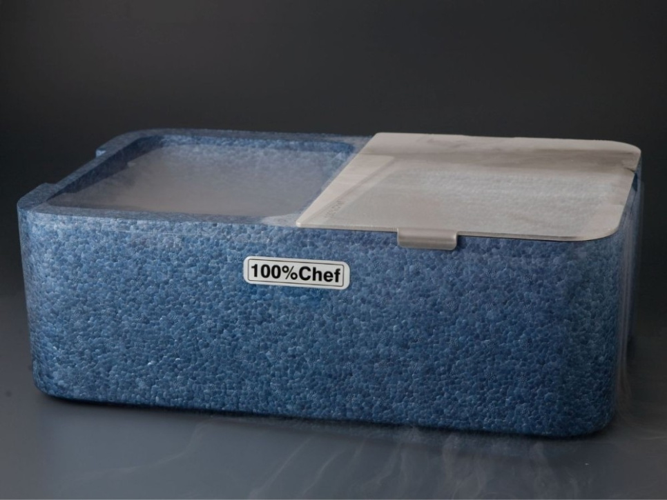 Nitroplatte für flüssigen Stickstoff - 100% Chef