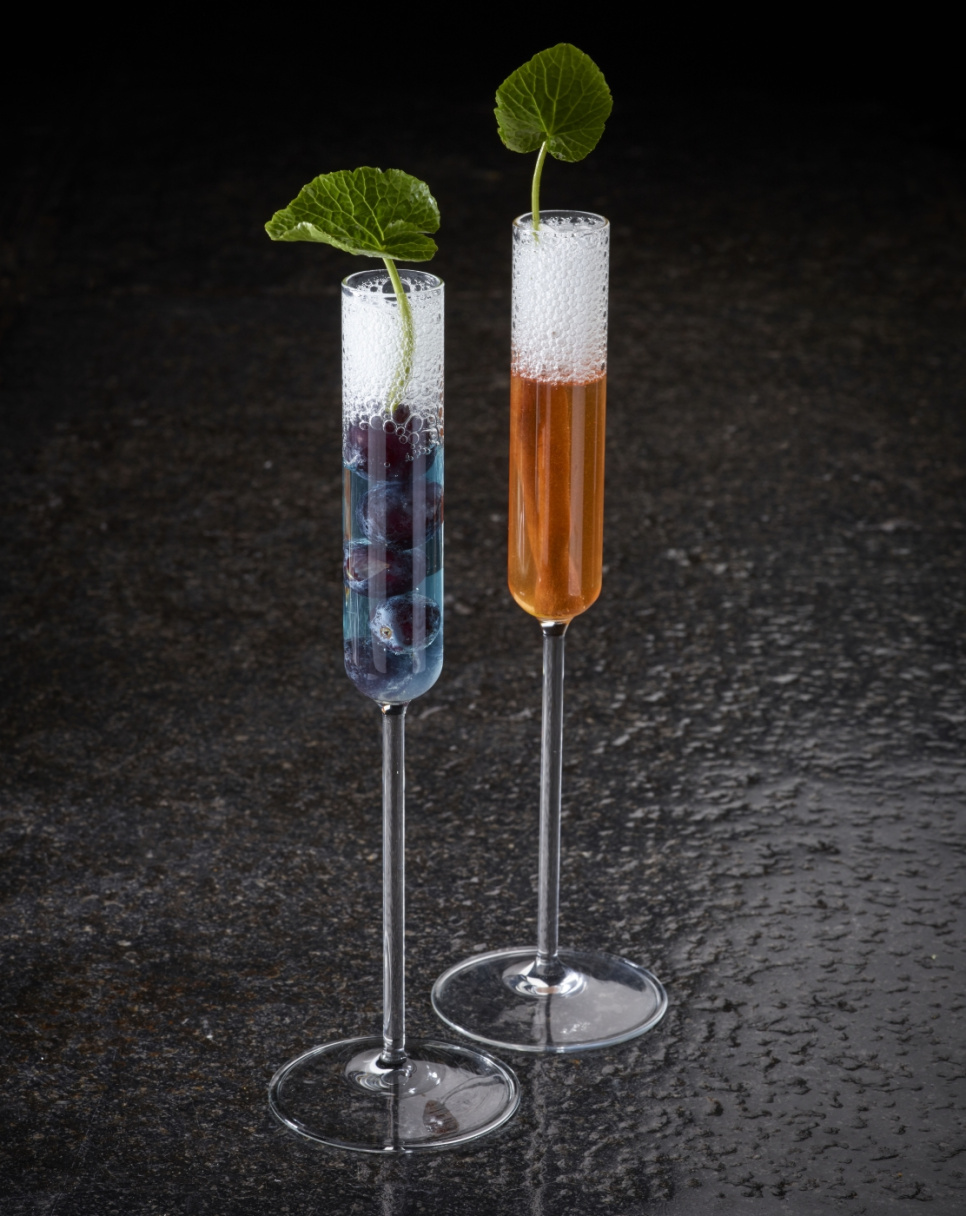 Cocktailglas, Reagenzglas mit Fuß, 2er-Pack – 100 % Chef