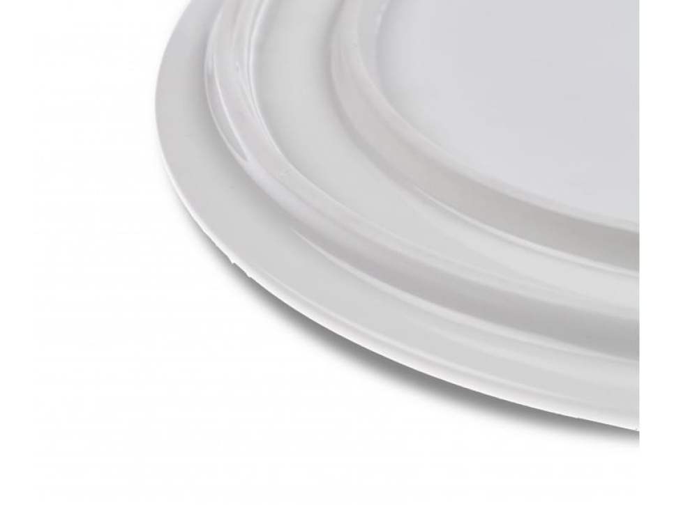 LP-Teller, Porzellan, 4er-Pack - 100% Chef