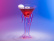 Glasbecher, Medusa, rosa, 20 cl - 100% Chef