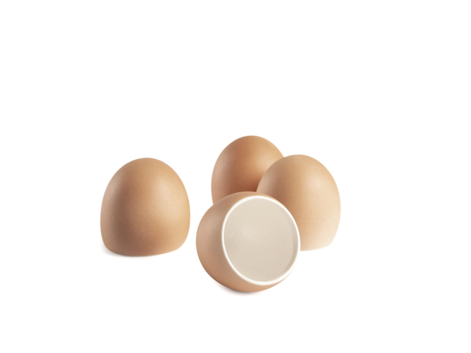 Serviereier aus Porzellan, braun, 6er-Pack - 100% Chef in der Gruppe Tischgedeck / Sonstiges fürs Tischgedeck & Servieren / Layout bei The Kitchen Lab (1532-26316)