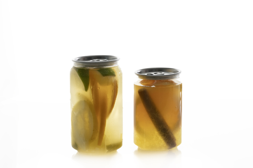 PET-Soda-Dose, 100er-Pack - 100% Chef