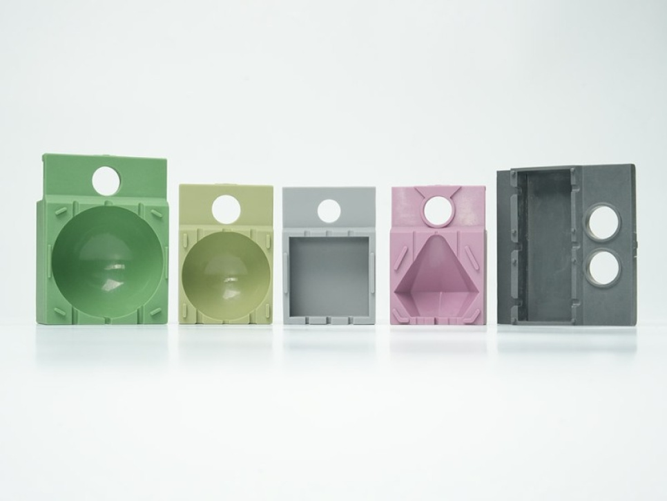 Formensatz mit 25 Silikonformen, ø 6cm Kugel für Alinia Klareeismaschine - 100% Chef