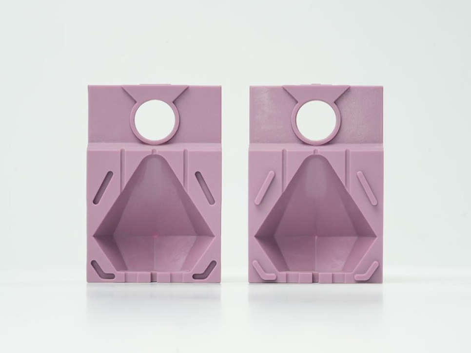 Formensatz mit 30 Silikonformen, 6 x 5 cm Diamond für Alinia Klareismaschine - 100% Chef