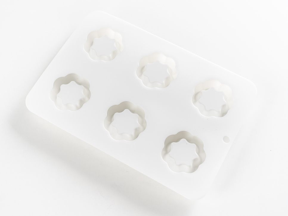 Silikonform für Dekoration, Blumenschale - 100% Chef