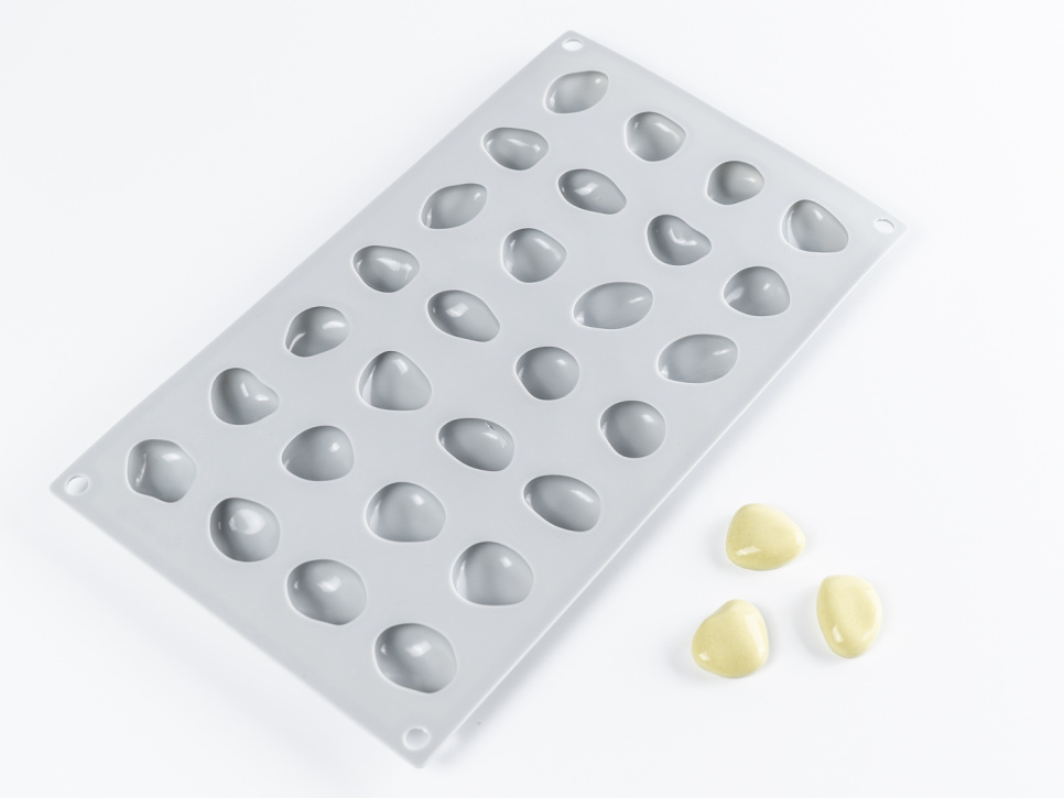 Silikonform für Dekoration, Stein - 100% Chef in der Gruppe Backen / Backformen / Silikonformen bei The Kitchen Lab (1532-31080)