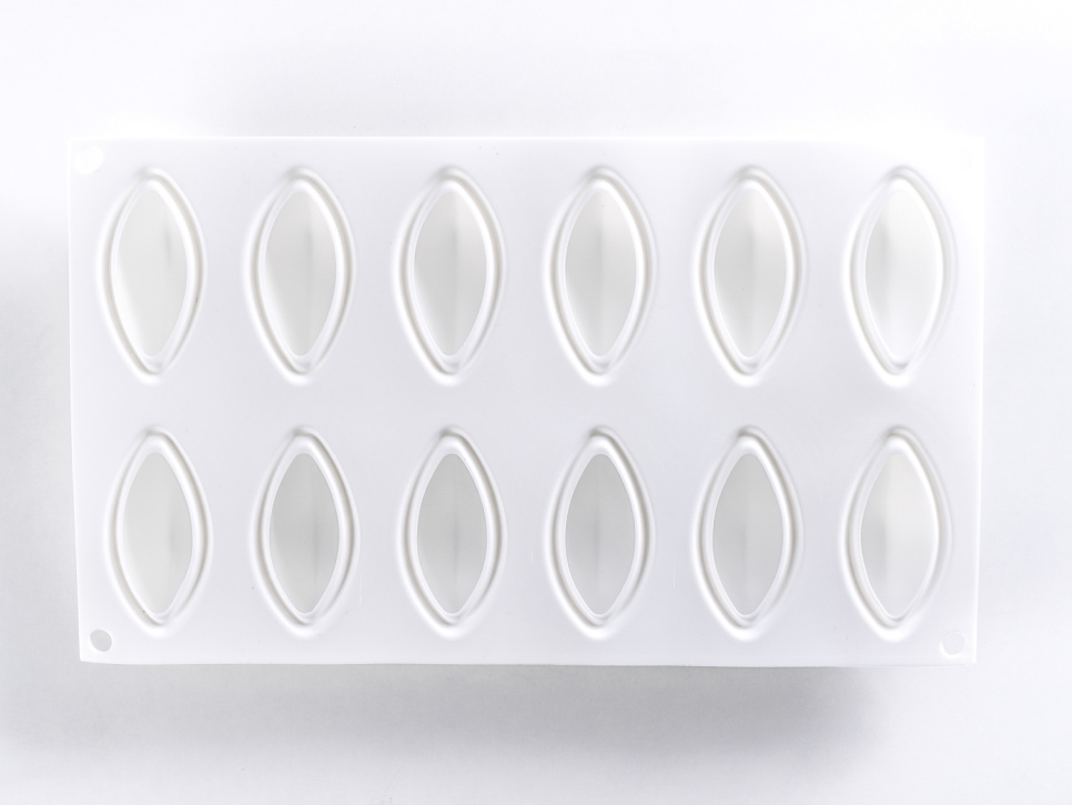 Silikonform für Dekoration, Quenelle - 100% Chef