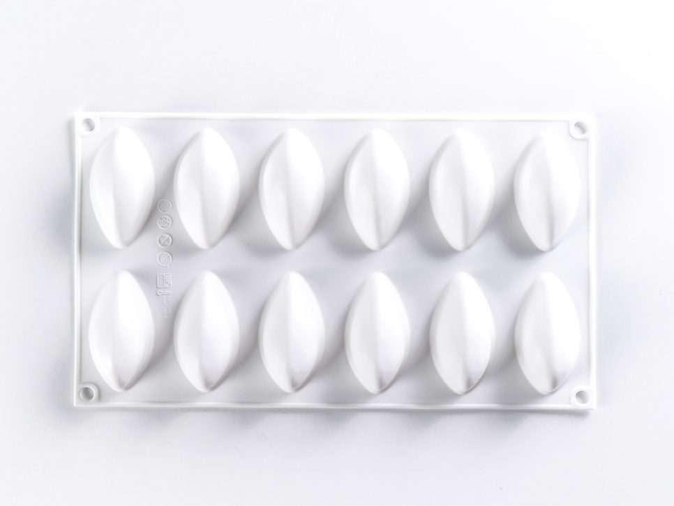 Silikonform für Dekoration, Quenelle - 100% Chef