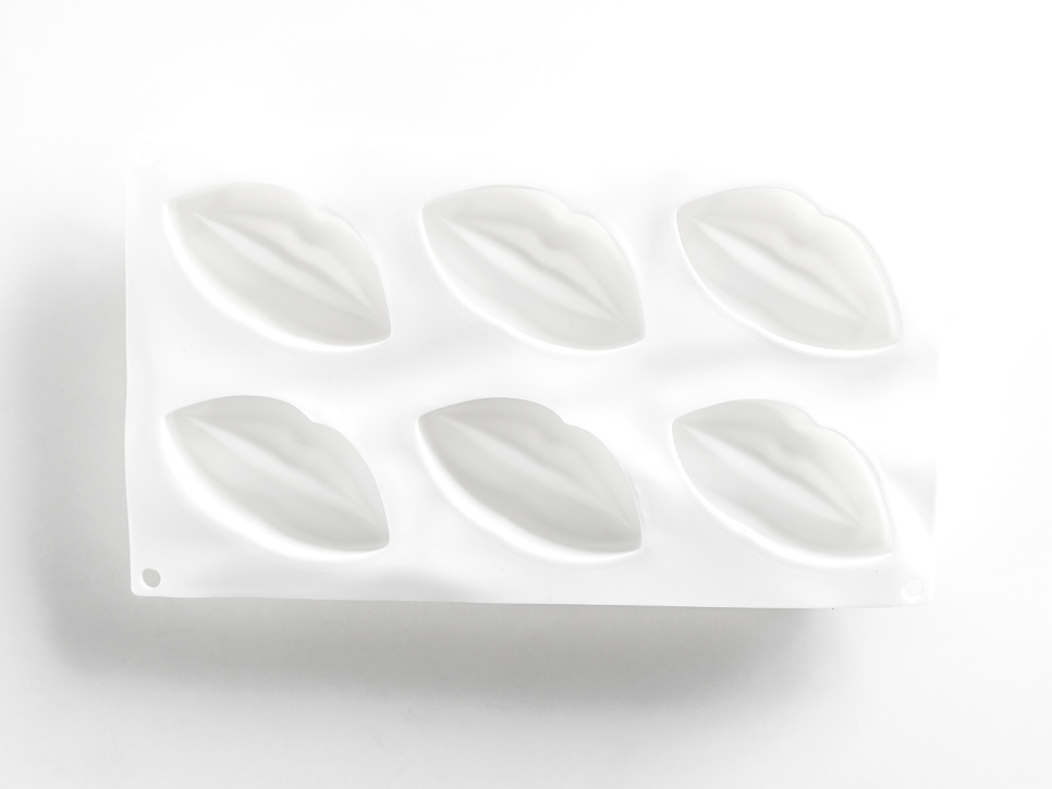 Silikonform für Dekoration, Lippen - 100% Chef