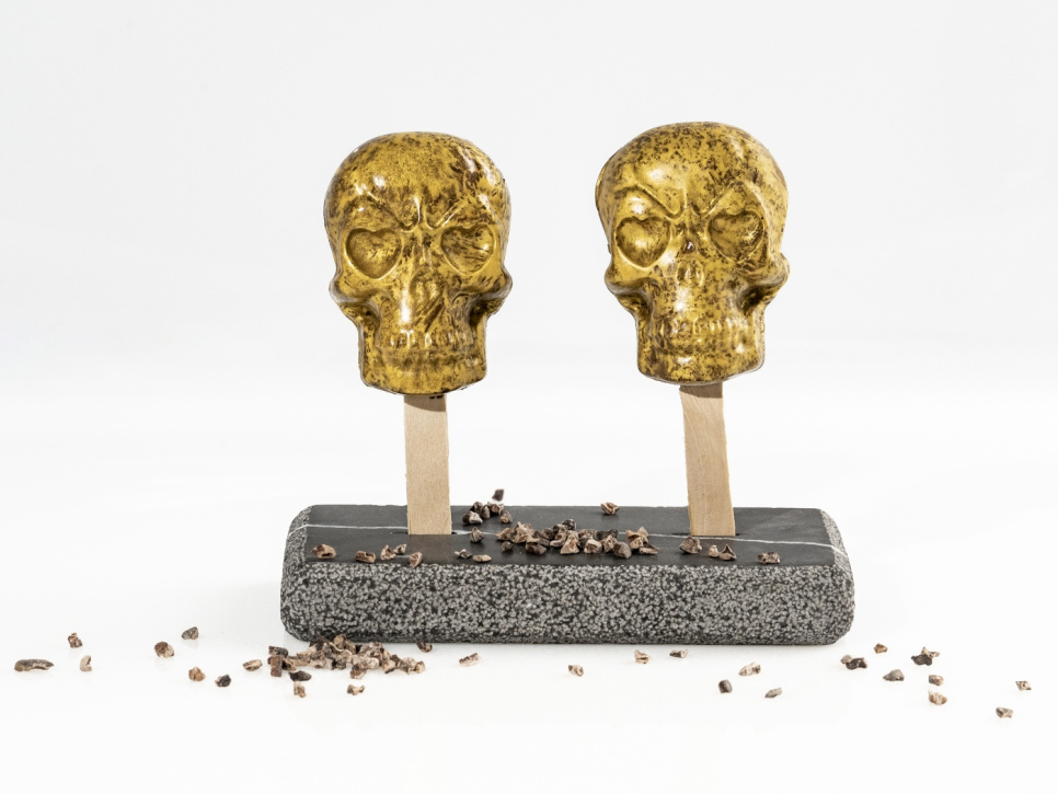 Silikonform für Eiscreme, Totenkopf - 100% Chef