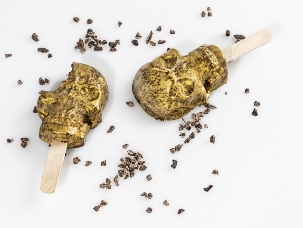 Silikonform für Eiscreme, Totenkopf - 100% Chef