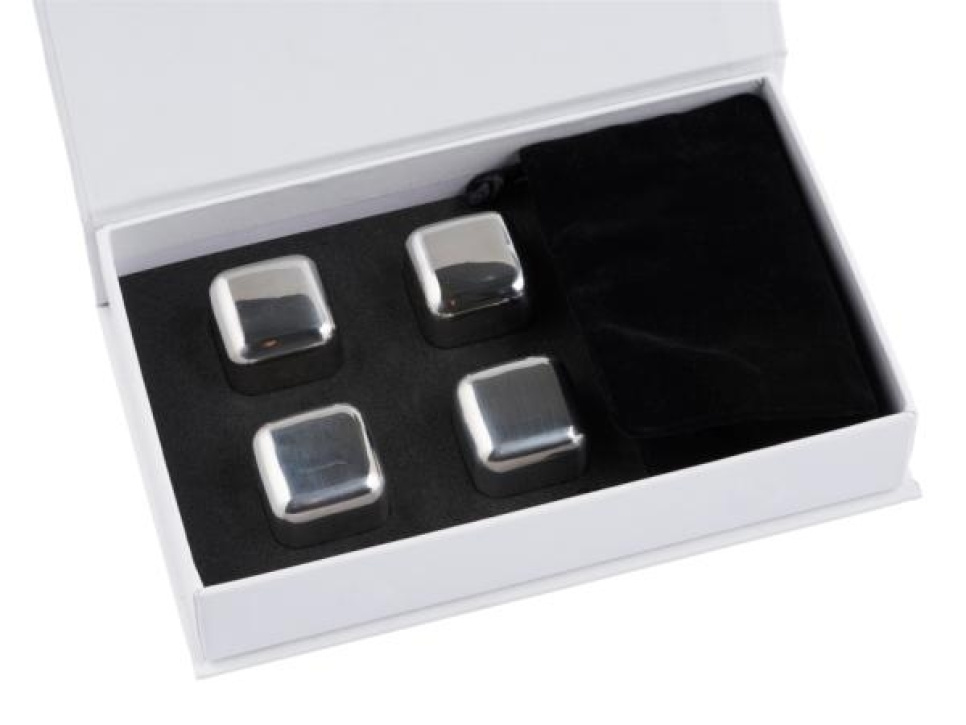 Whisky-Steine aus Edelstahl, 4er-Pack - Funktion