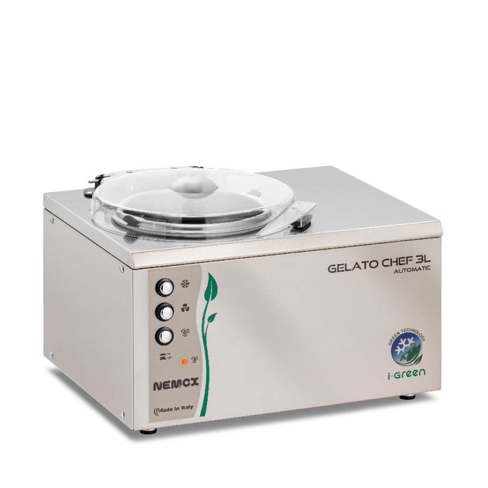 Eismaschine Gelato Chef 3L Auto I-Green - Nemox in der Gruppe Küchengeräte / Kühlen & Einfrieren / Eismaschinen bei The Kitchen Lab (1544-28268)