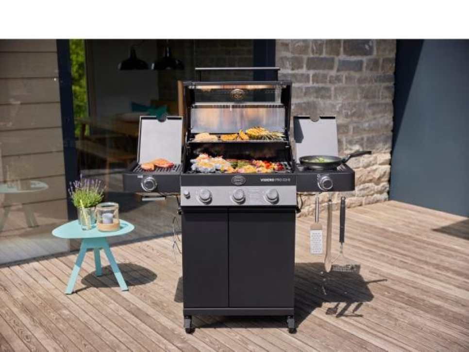 Videro PRO G3-S Vario+ Gasgrill, 1700 W - Rösle