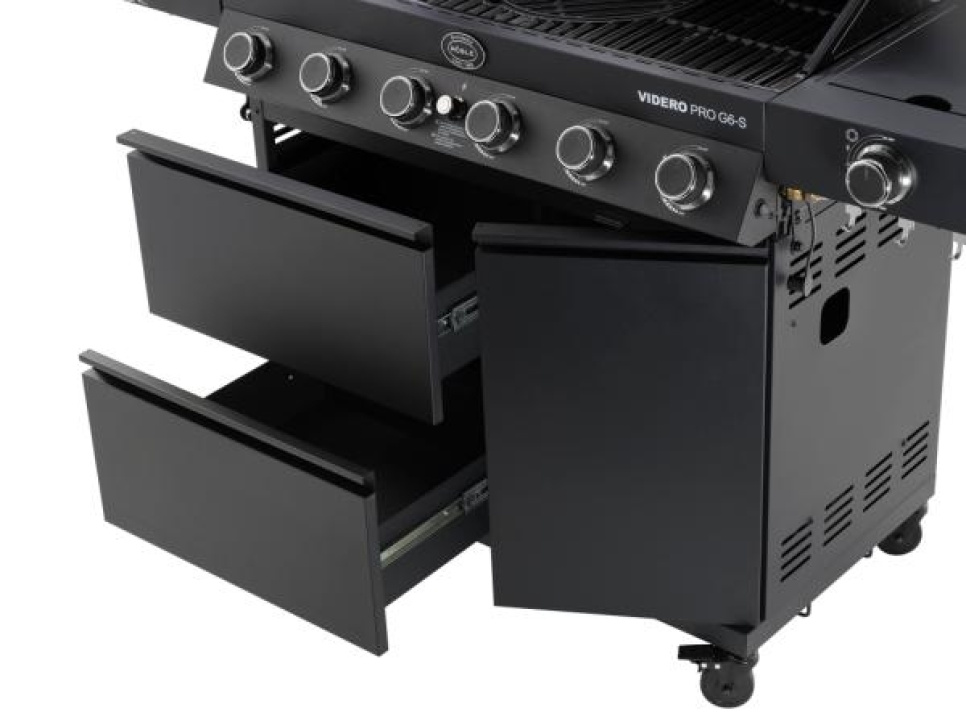 Videro PRO G6-S Vario+ Gasgrill, 27500 W - Rösle