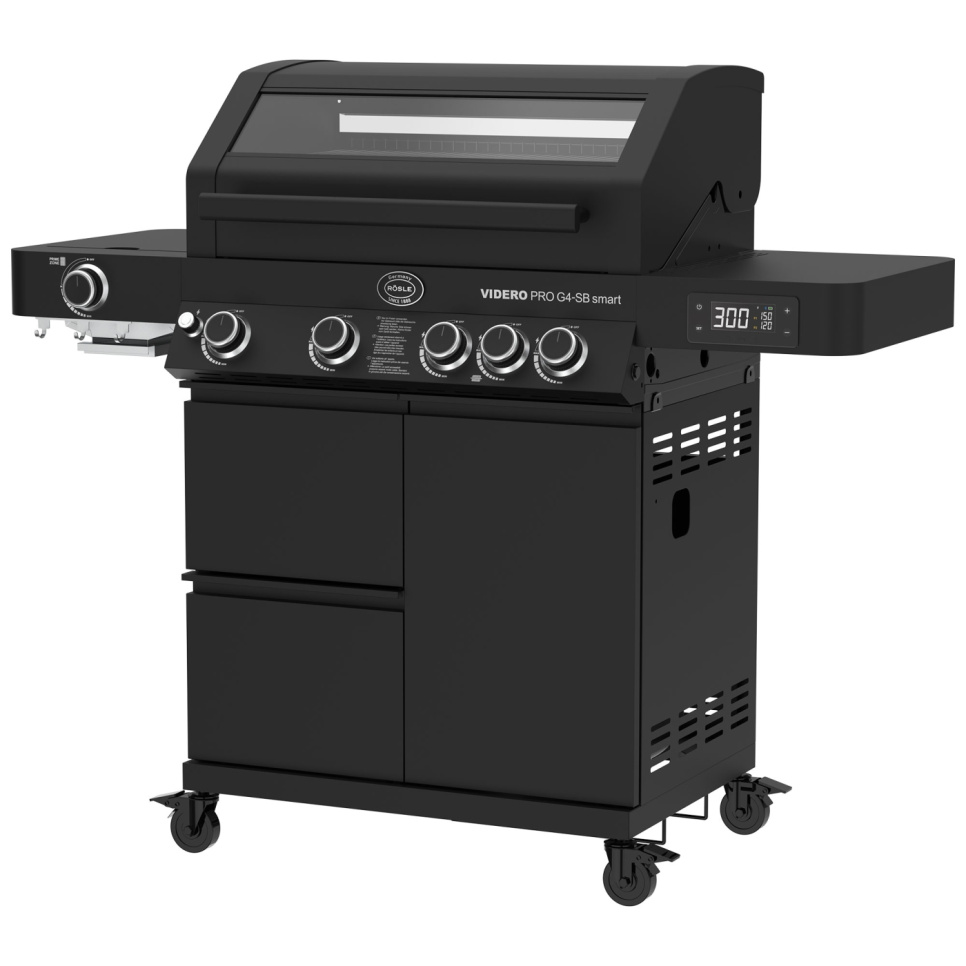 Videro PRO G4-SB Smart Vario+ Gasgrill, 20700 W - Rösle
