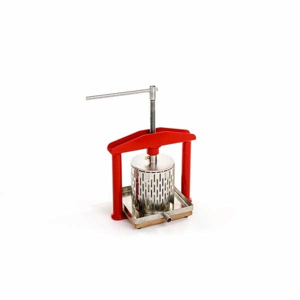 Manuelle Obstpresse, Edelstahl, 3 L - Apple Press in der Gruppe Küchengeräte / Entsafter & Saftmaschinen / Fruchtpressen bei The Kitchen Lab (1557-24562)