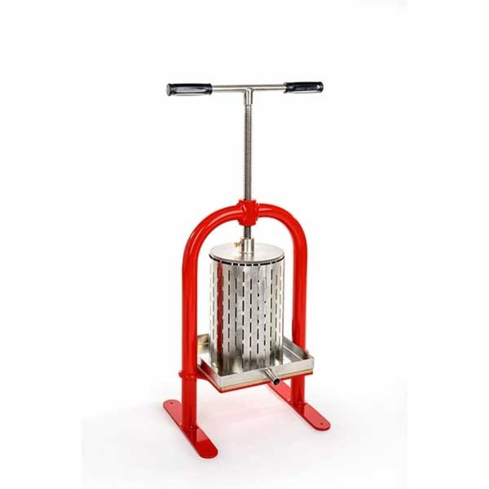 Manuelle Obstpresse, Edelstahl, 10 L - Apple Press in der Gruppe Küchengeräte / Entsafter & Saftmaschinen / Fruchtpressen bei The Kitchen Lab (1557-24566)