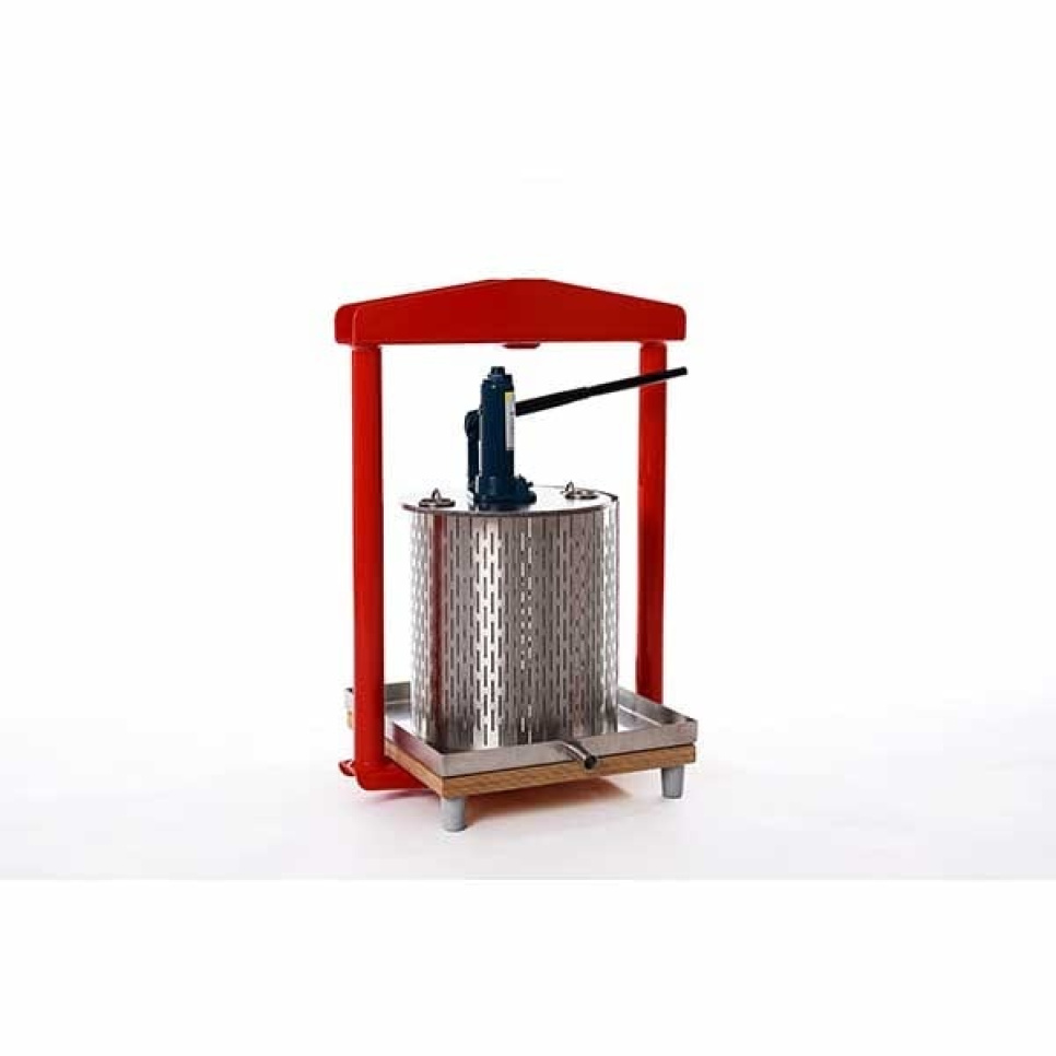Hydraulische Obstpresse, Edelstahl, 26 L - Apple Press in der Gruppe Küchengeräte / Entsafter & Saftmaschinen / Fruchtpressen bei The Kitchen Lab (1557-24572)