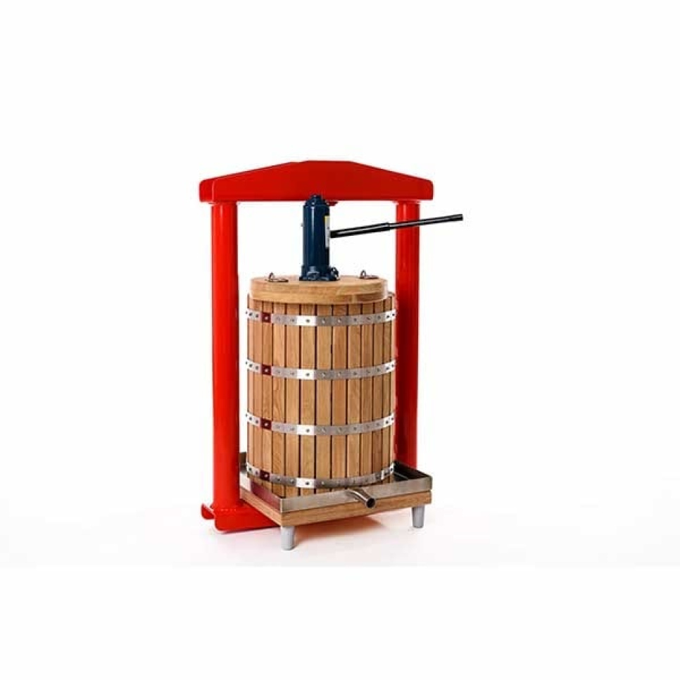Hydraulische Obstpresse, Eiche, 50 L - Apple Press in der Gruppe Küchengeräte / Entsafter & Saftmaschinen / Fruchtpressen bei The Kitchen Lab (1557-24573)