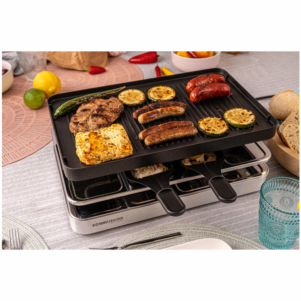 Raclettegrill, 37 x 23cm - Rommelsbacher