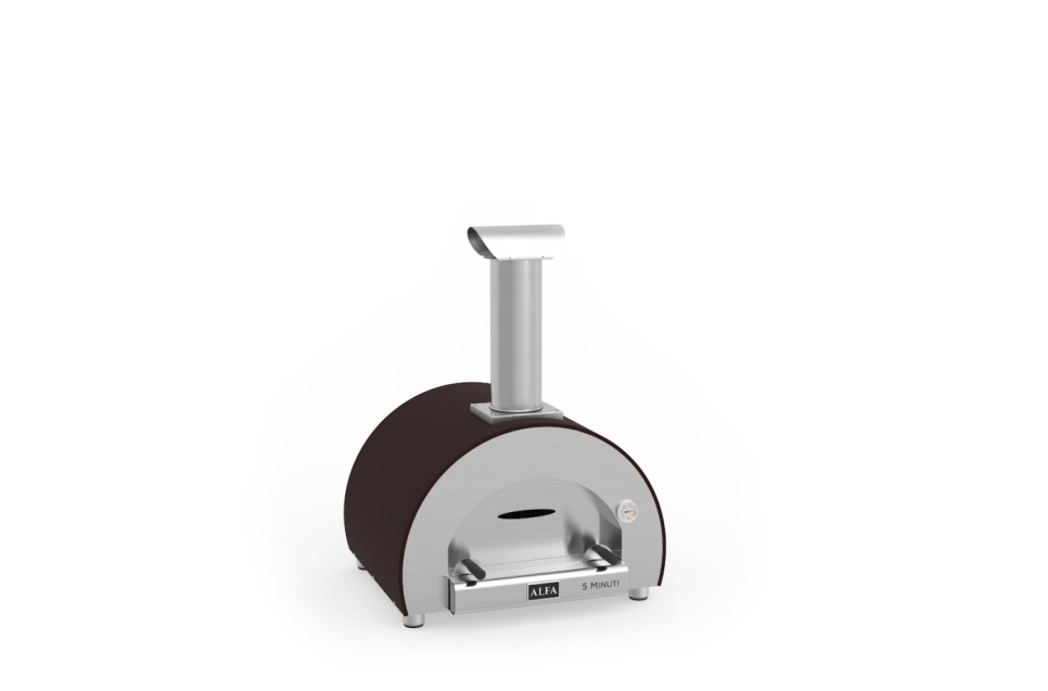 5 Minuten, holzbefeuerter Pizzaofen, kupferfarben - Alfa Forni