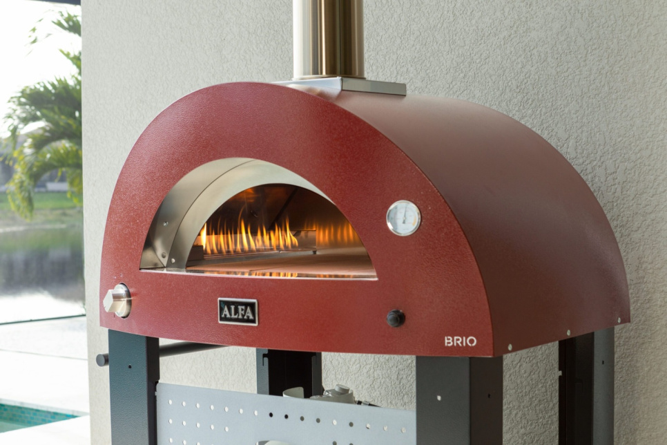 Brio, Pizzaofen, Gas, Rot - Alfa Forni