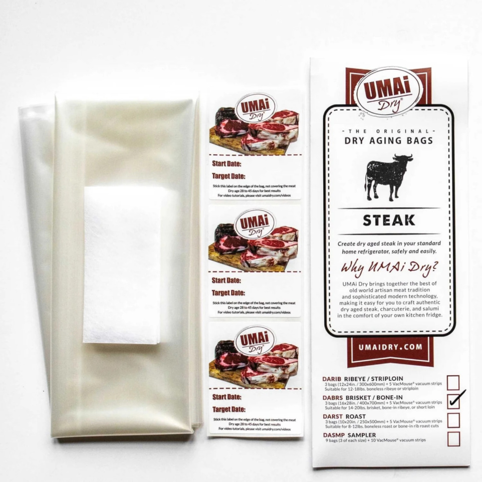 Umai DryAge Bag - Brisket/bone-in, Hängebeutel 400x700 mm, 3er Pack in der Gruppe Kochen / Küchenutensilien / Andere Küchenutensilien bei The Kitchen Lab (1591-16910)