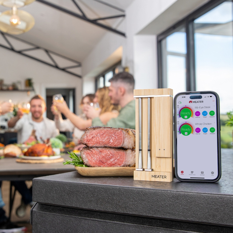 Meater Pro Duo, kabelloses Grillthermometer mit zwei Fühlern