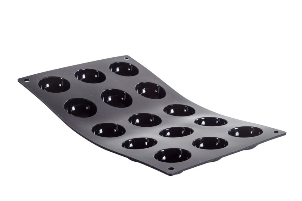 Silikonform, 15 Halbkugeln - de Buyer in der Gruppe Backen / Backformen / Silikonformen bei The Kitchen Lab (1602-15439)