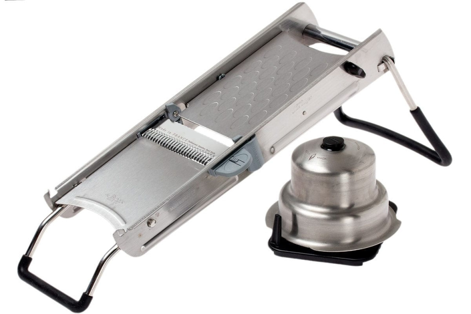 Mandoline, Ultra Revolution - de Buyer in der Gruppe Kochen / Reiben, Spiralisieren & Schneiden / Mandolinen bei The Kitchen Lab (1602-15442)