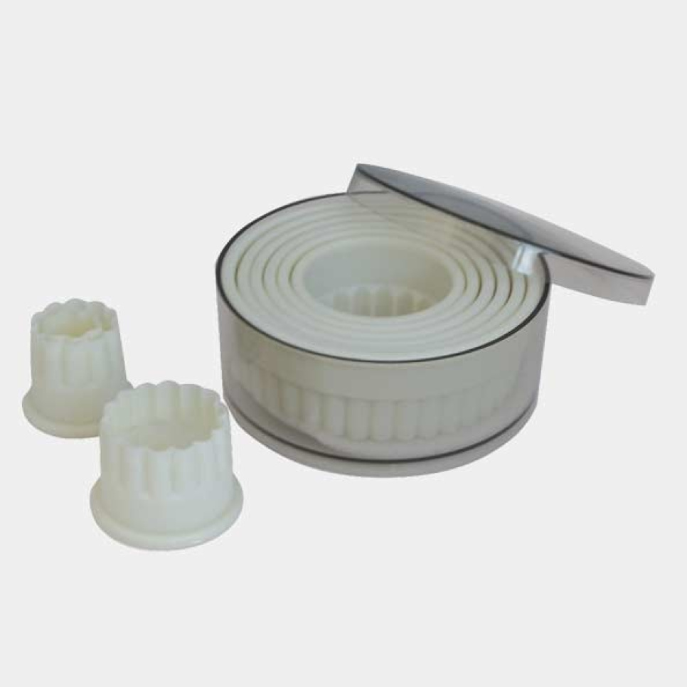 Rundausstecher, Wellenschliff, 9er-Pack - de Buyer in der Gruppe Backen / Backutensilien / Ausstecher & Stanzringe bei The Kitchen Lab (1602-15607)