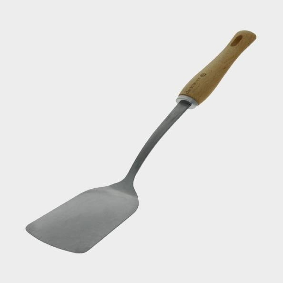 Bratpfanne aus Edelstahl mit Holzgriff, B bois - de Buyer in der Gruppe Kochen / Küchenutensilien / Pfannenwender & Schaber bei The Kitchen Lab (1602-17788)