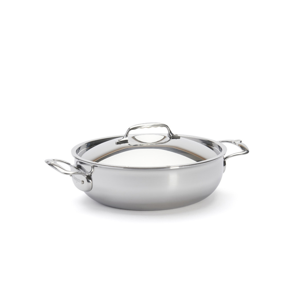 Tieftrostes Eintopf mit Deckel und abgerundeten Kanten, 28 cm, Affinität - de Buyer in der Gruppe Kochen / Töpfe & Pfannen / Töpfe bei The Kitchen Lab (1602-19400)