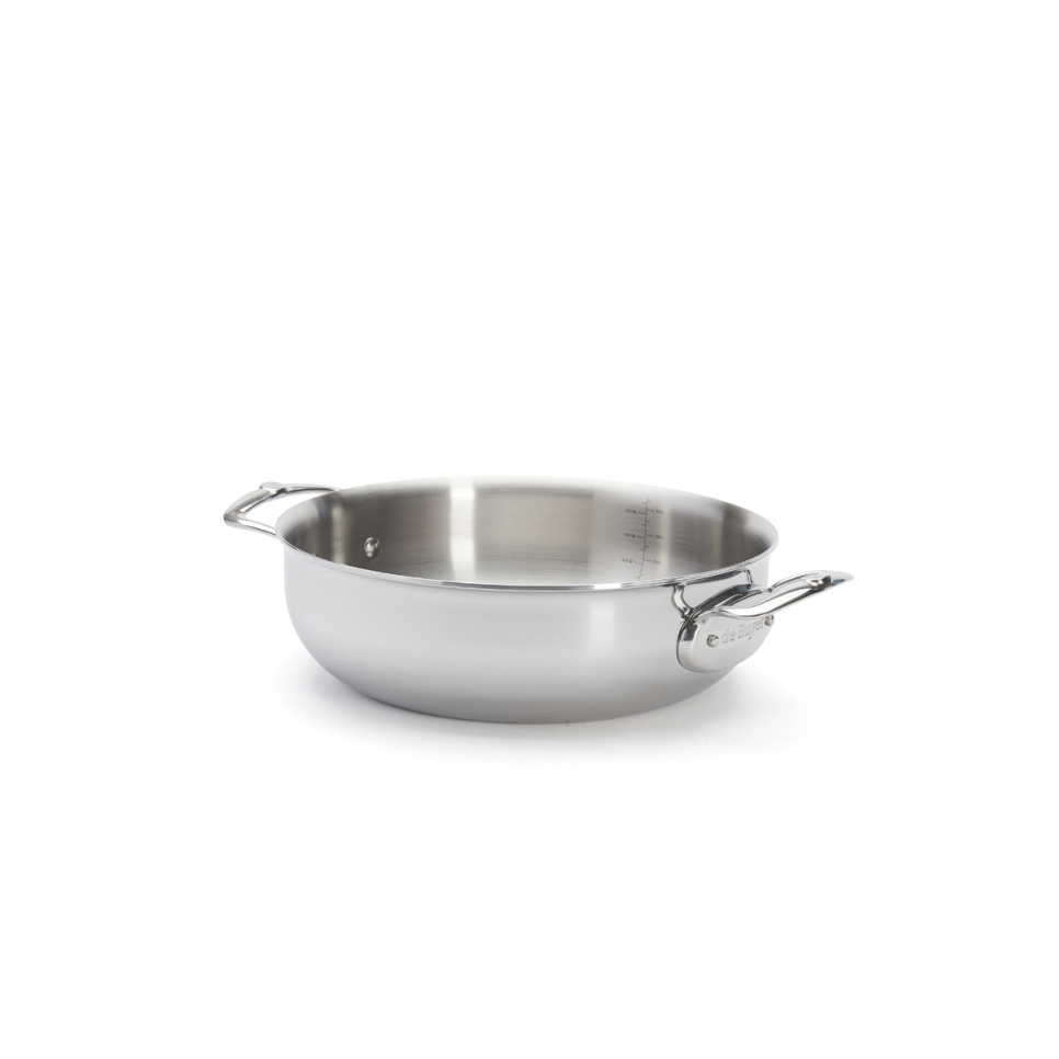 Tieftrostes Eintopf mit Deckel und abgerundeten Kanten, 28 cm, Affinität - de Buyer
